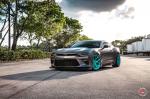 Chevrolet Camaro Matte Black on Vossen Wheels (S21-01) 2019 года
